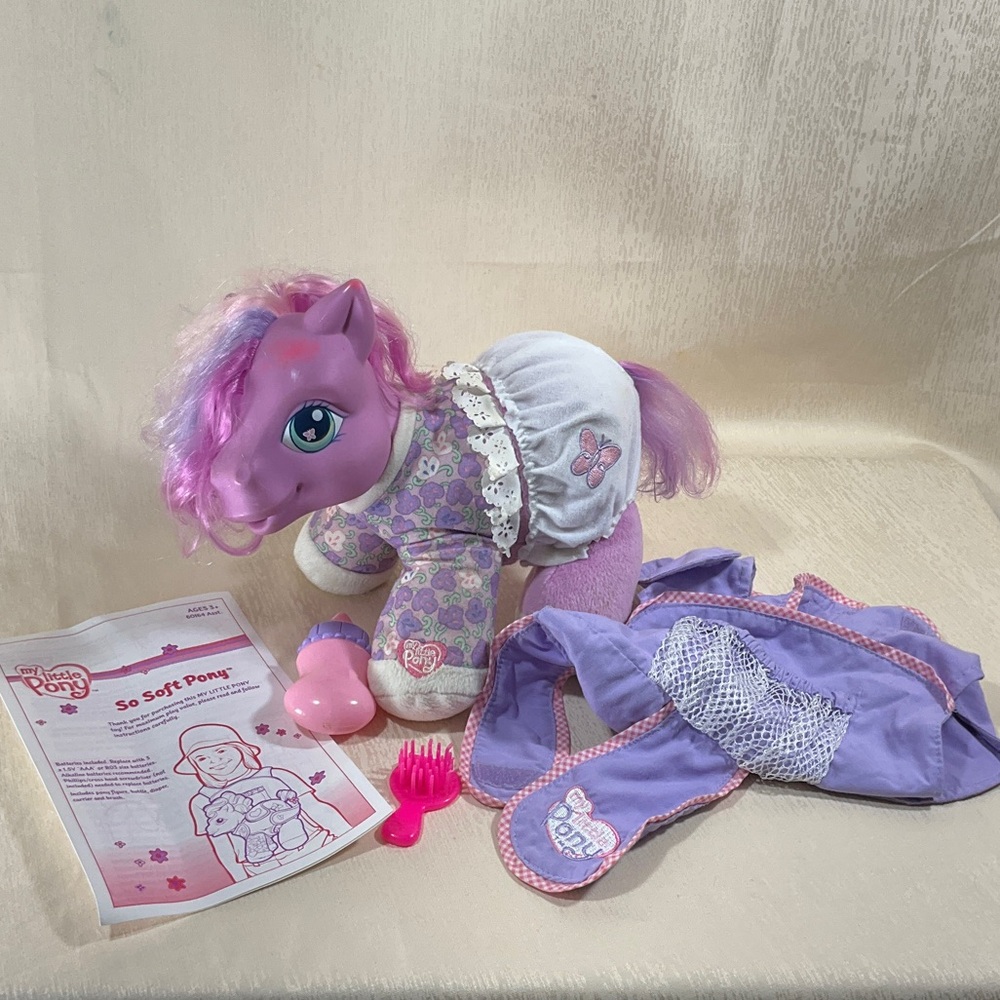 My Little Pony So Soft Pony Baby Alive Petal Dove 2003 G3